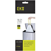 Afvalzak EKO MDPE type D trekb 55x55cm 18-21L wit - afbeelding 3