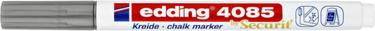 Krijtstift edding 4085 rond 1-2mm zilver