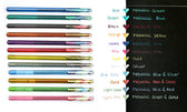 Gelschrijver Pentel K110 Dual M metallic 8st ass - afbeelding 5