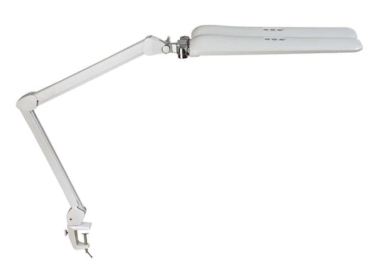 Werkpleklamp MAUL Craft duo LED met tafelklem wit