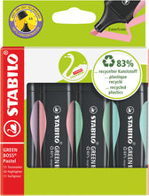 Markeerstift STABILO GREEN BOSS 6070/4 4st pa ass