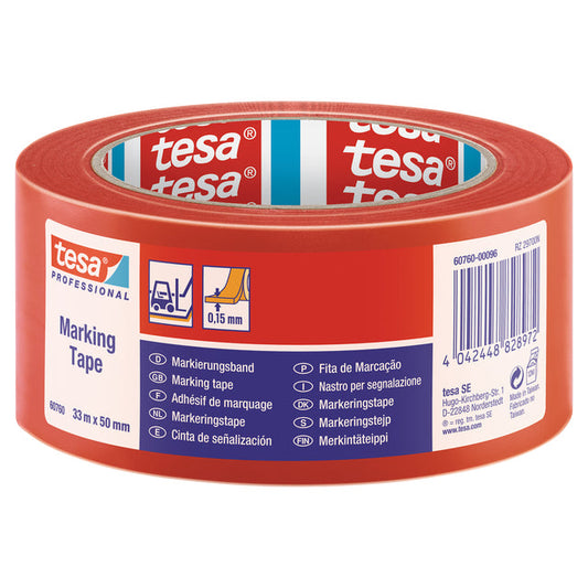 Markeringstape tesa Prof 60760 PV1 50mmx33m rd