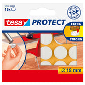 Beschermvilt tesa anti-kras Ø18mm wit 16st