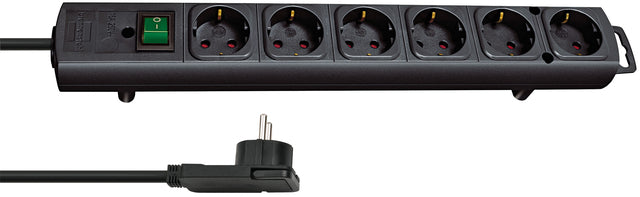 Stekkerdoos Brennenstuhl Comfort Plus 6vdig 2m zw