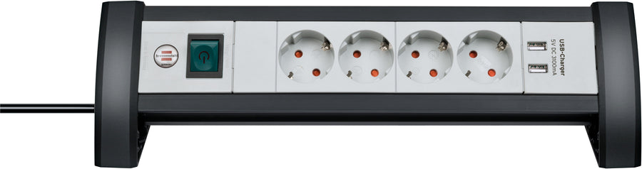 Stekkerdoos Brennenstuhl  Prem 4vdig 1.8m wt/gs
