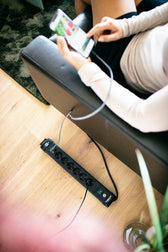 Stekkerdoos Brennenstuhl Prem 6vdig  2USB 3m zwart - afbeelding 5