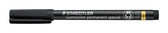 Viltstift Staedtler OHP Lumo S 319 perm special zw - afbeelding 2