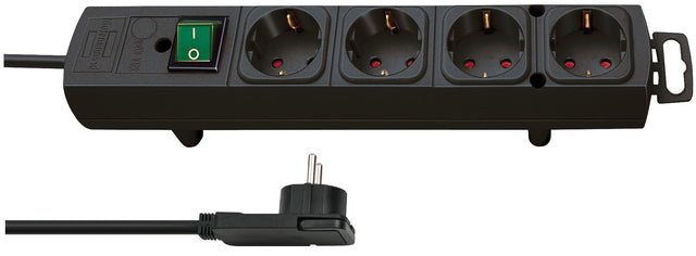Stekkerdoos Brennenstuhl Comfort Plus 4vdig 2m zw