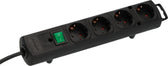 Stekkerdoos Brennenstuhl Comfort Plus 4vdig 2m zw - afbeelding 7