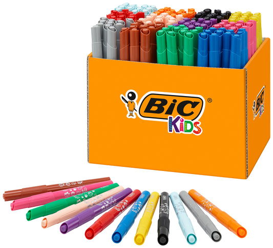 Kleurstift BicKids visacolor Ecolutions schoolbox