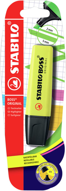 Markeerstift STABILO BOSS 70/24 geel blister