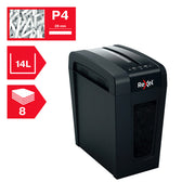 Papiervernietiger Rexel Secure X8-SL P4 4x40mm - afbeelding 6