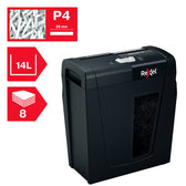 Papiervernietiger Rexel Secure X8 P4 4x40mm - afbeelding 6