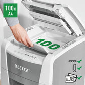 Papiervernietiger Leitz IQ Small Office 100 4x28mm - afbeelding 8