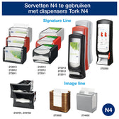 Servet Tork N4 Premium halvevouw 2laags wit - afbeelding 6