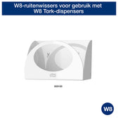 Reinigingsdoek Tork W8 Premium 1laags geel - afbeelding 8
