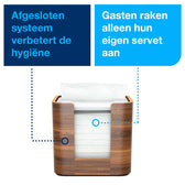 Servetdispenser Tork N4 Signature line walnoot - afbeelding 9