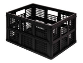 Opbergbox RU 45ltr 570x390x285mm opvouwb zwart