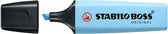 Markeerstift STABILO BOSS 70/112 pastel blauw