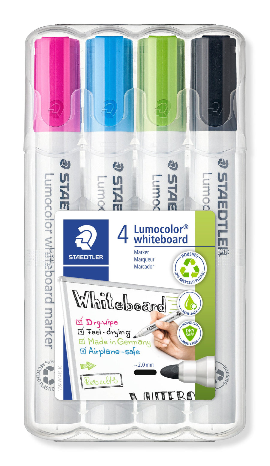 Whiteboardmarker Staedtler Lumo 351 4st fun