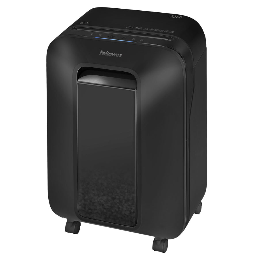 Papiervernietiger Fellowes LX200 4x12mm zwart