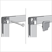 Whiteboard Nobo Essence 45x60cm staal - afbeelding 3
