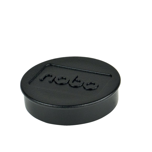 Magneet Nobo 38mm zwart 10 stuks