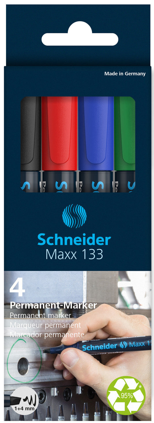 Viltstift Schneider Maxx 133 schuin 1-4mm assorti