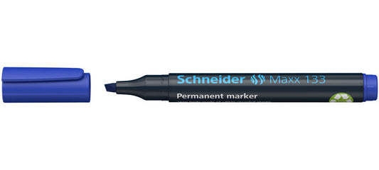 Viltstift Schneider Maxx 133 schuin 1-4mm blauw