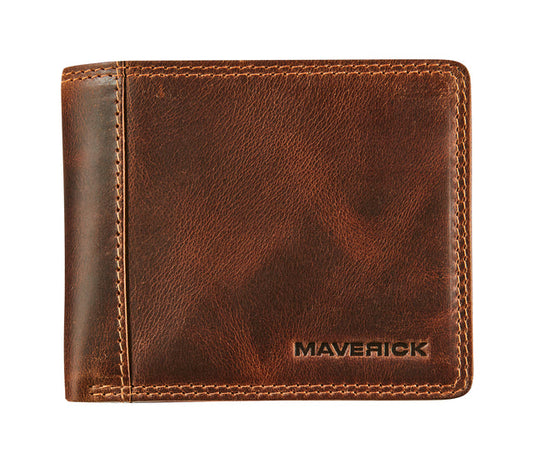 Portemonee Mav The Original comp geldvk RFID bruin