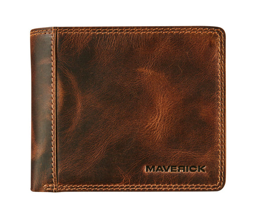 Portemonee Mav The Original geldvk RFID bruin