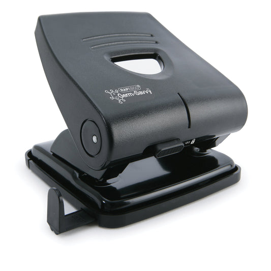 Perforator Rapesco Germ-Savvy 827-P 2gaats zwart
