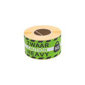 Etiket Rillprint heavy groen