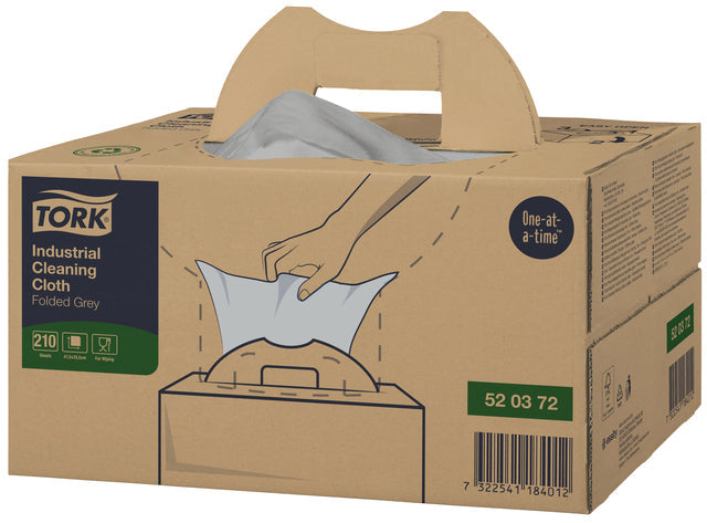Reinigingsdoek Tork W7 Premium dispenserdoos grijs
