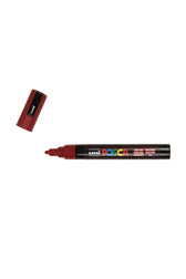 Paintmarker Uni POSCA PC5M M robijnrood - afbeelding 3