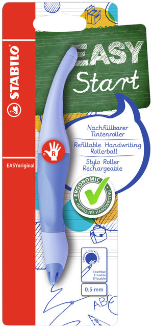 Rollerpen STABILO Easyoriginal rechts M pa blauw
