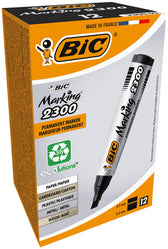 Viltstift Bic 2300 ecolutions schuin M zwart - afbeelding 3