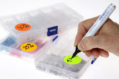 Etiket Rillprint 35mm 500st op rol wit - afbeelding 5