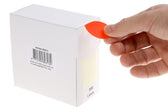 Etiket Rillprint 35mm 500st op rol fluor rood - afbeelding 3