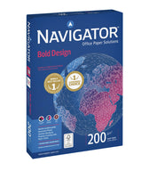 Kopieerpapier Navigator Bold Design A4 200gr wit