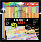Creative set STABILO 8868/24  Arty 24st assorti