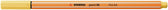 Fineliner STABILO point 88/23 F lichtgeel - afbeelding 4