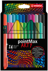 Viltstift STABILO pointMax 488/24 Arty M 24st ass