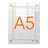 Infobord Nobo Premium Plus A5 acryl wand - afbeelding 2
