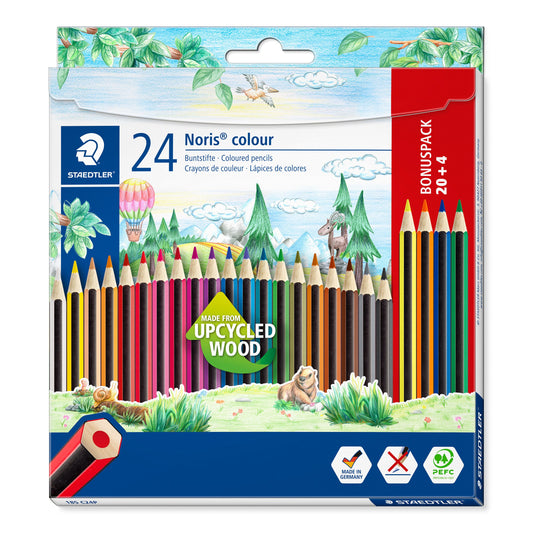 Kleurpotloden Staedtler Noris 20+4 gratis ass