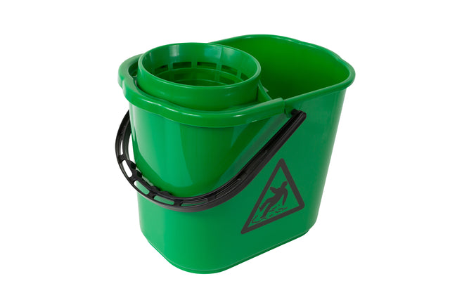 Mopemmer met Korf 12 ltr groen