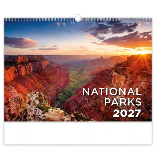 Kalender 2026 31.5x45cm Nationale parken