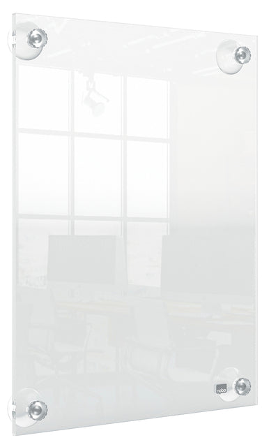Infobord Nobo Premium Plus A4 acryl verplaatsbaar