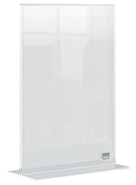 Infobord Nobo Premium Plus A5 acryl vrijstaand