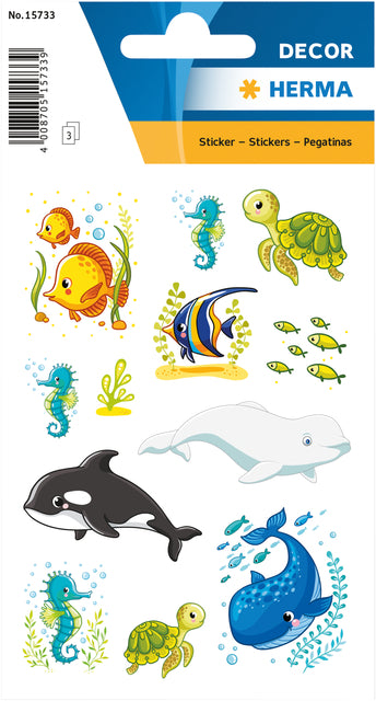Décor sticker Walvissen en zeedieren